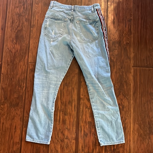 Women/girls forever 21 skinny/lose jeans with stripe details on side - Picture 3 of 6